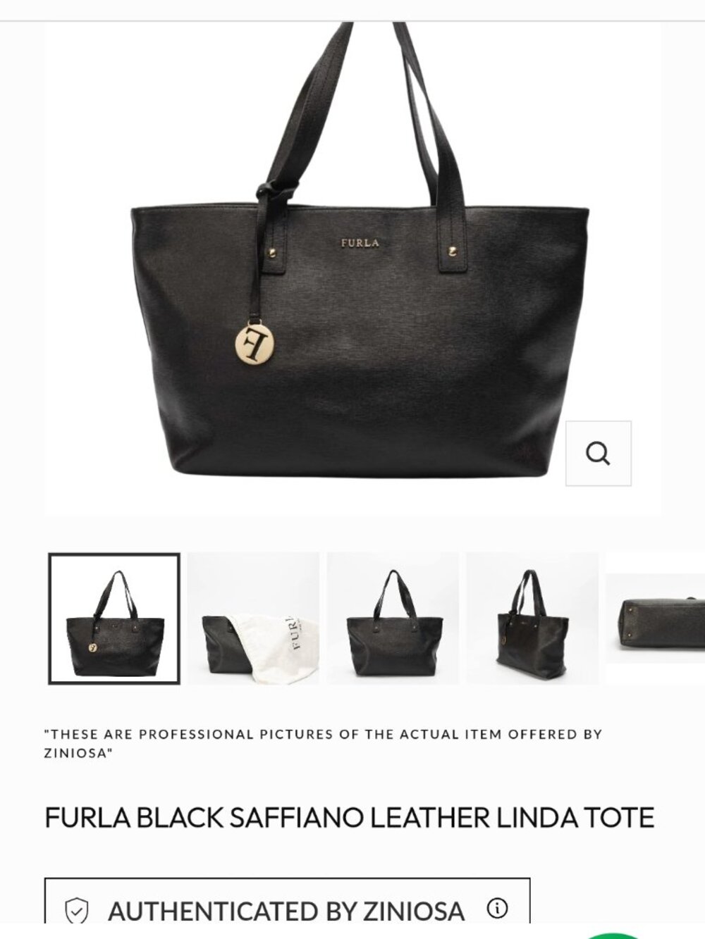 Furla shoulder bag medium size never worn